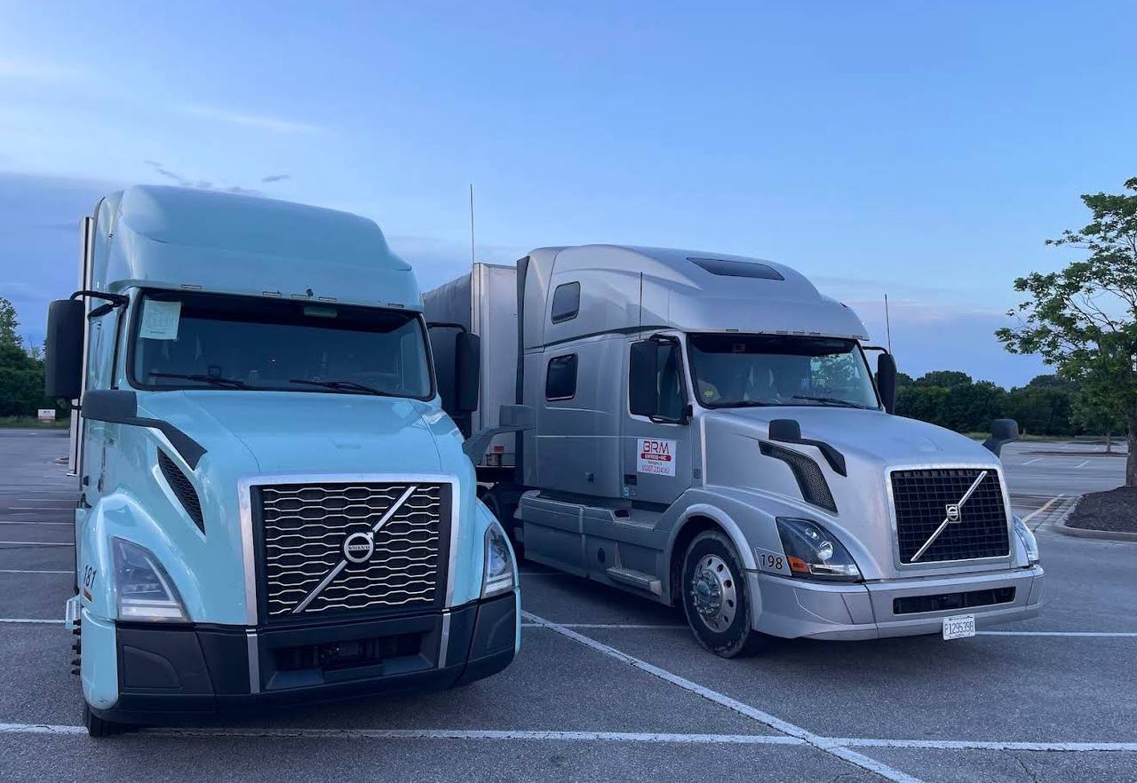 Heavy-duty trucks at JAX Truck Alignment in Jacksonville